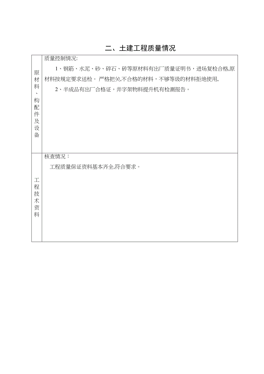 【整理版施工方案】施工单位自评报告24180(DOC 13页)_第3页