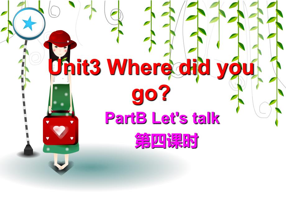 六年级下册英语课件-Unit3 PartB Let&#39;s talk_人教PEP_第1页