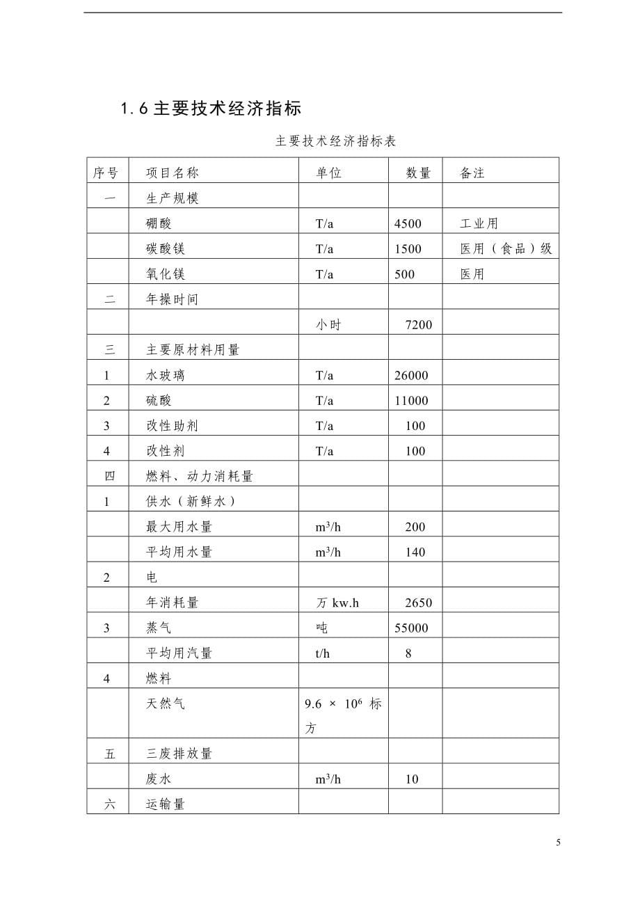 年产4500吨工业硼酸项目可行性研究报告.doc_第5页