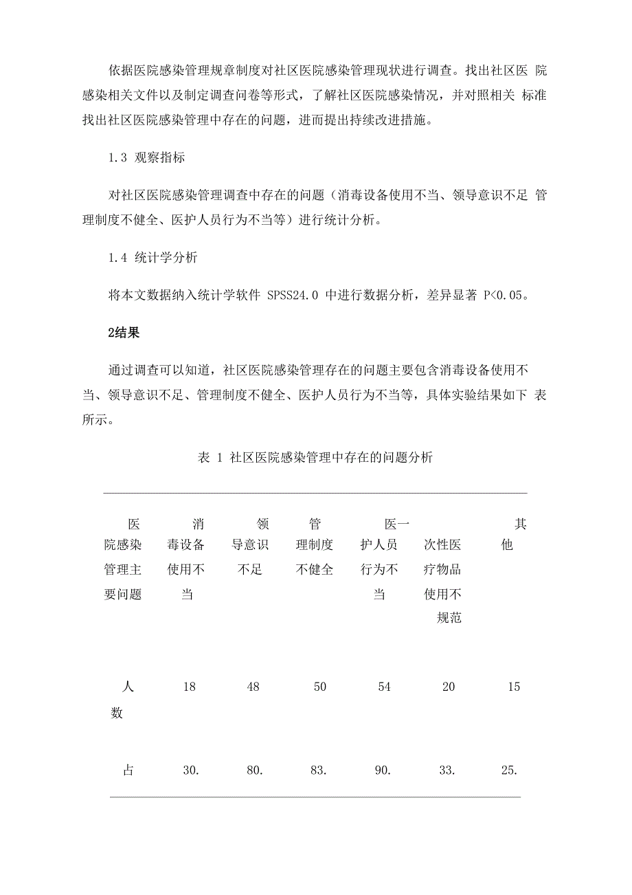 社区医院感染管理存在的问题及持续改进分析_第2页