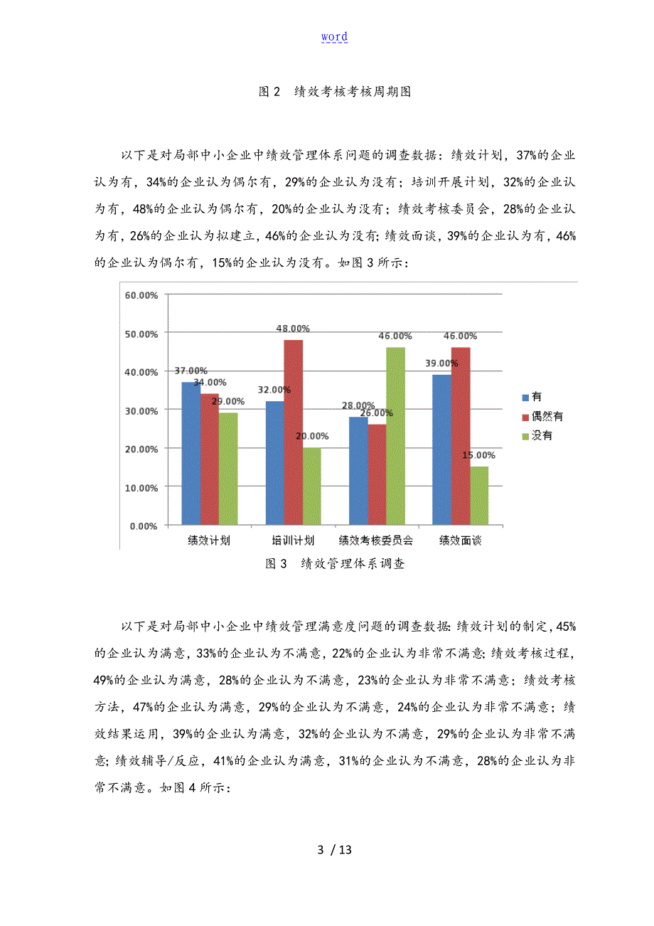 重庆鼎信建设监理有限公司管理系统绩效考核存在地问题与对策研究毕业论文设计_第3页