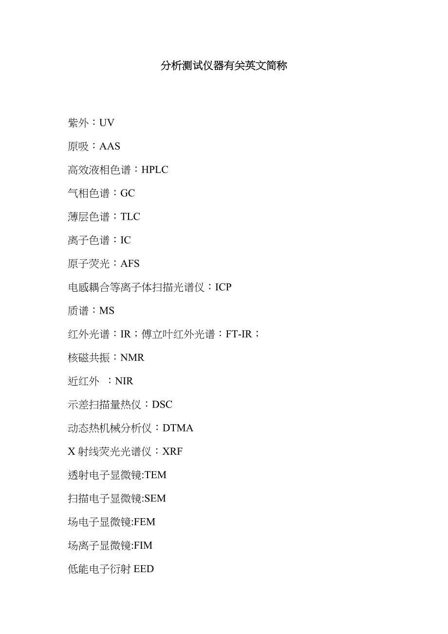 分析仪器相关英文简称_第1页
