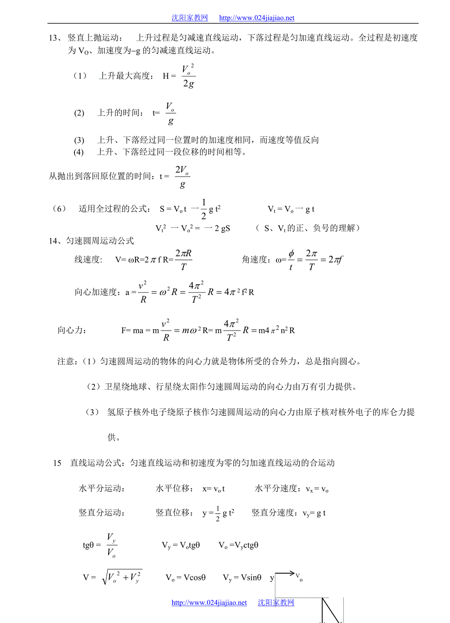 高中物理公式规律汇编表.doc_第3页