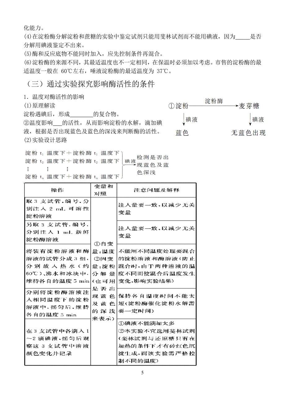 10 酶和ATP 学案.doc_第5页