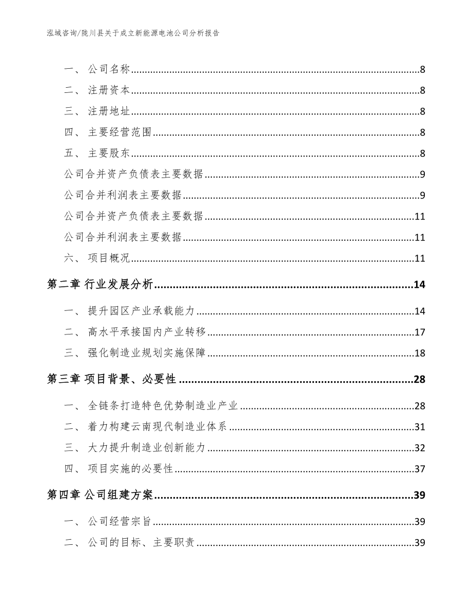 陇川县关于成立新能源电池公司分析报告_第3页