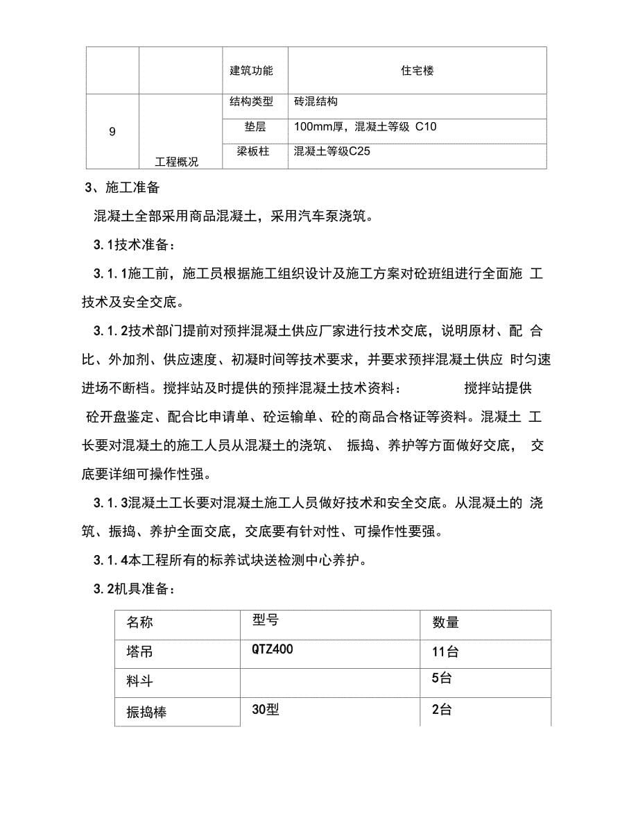 中环混凝土施工方案_第5页