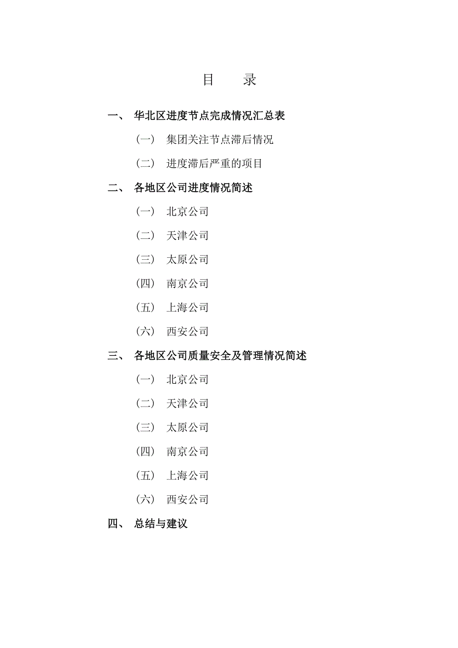 工程检查报告模板_第1页