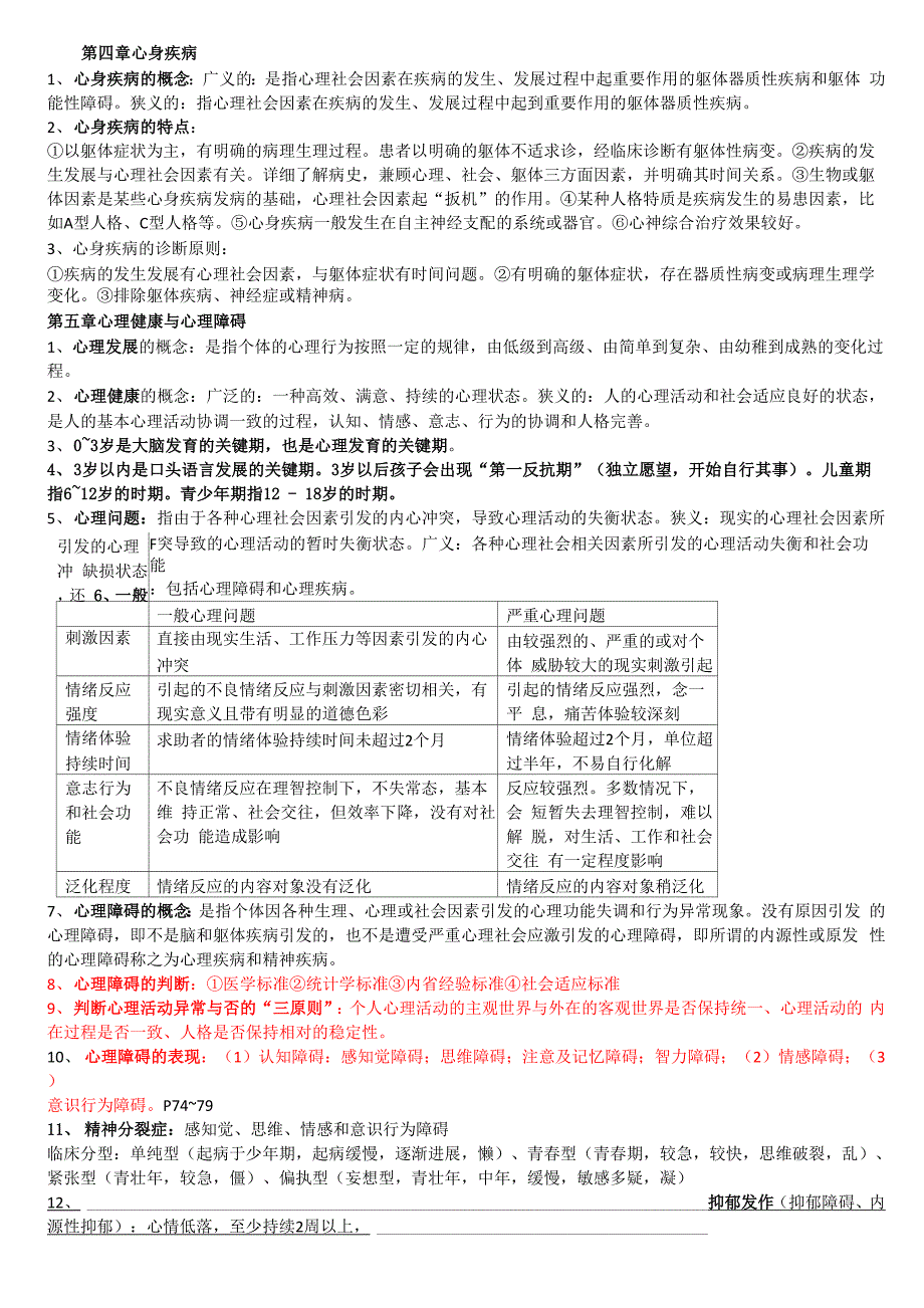 医学心理学知识点总结整理_第3页