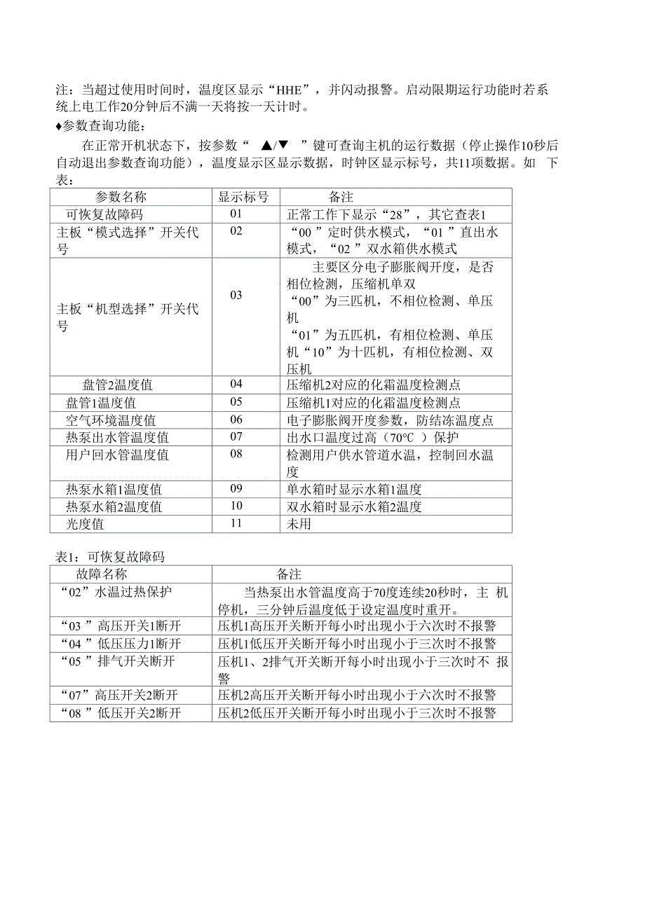 热泵热水器面板功能说明书_第4页