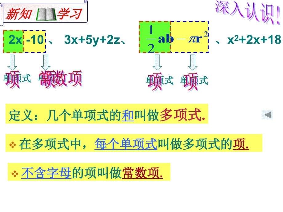 七年级数学上册21整式课件2人教版_第5页