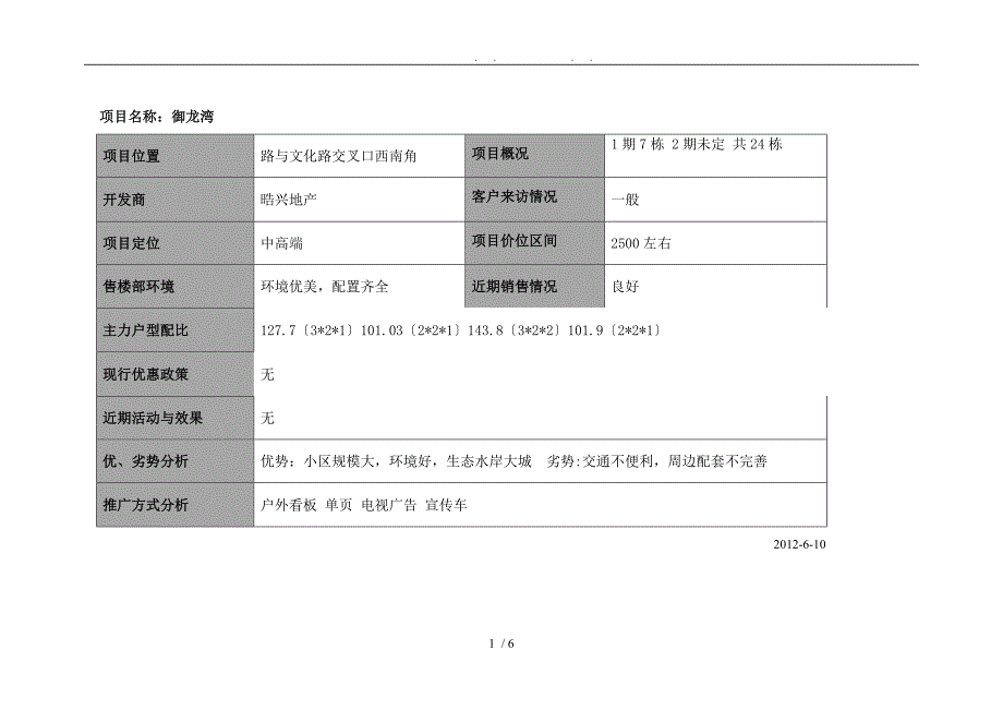 6月叶县市调资料全_第1页