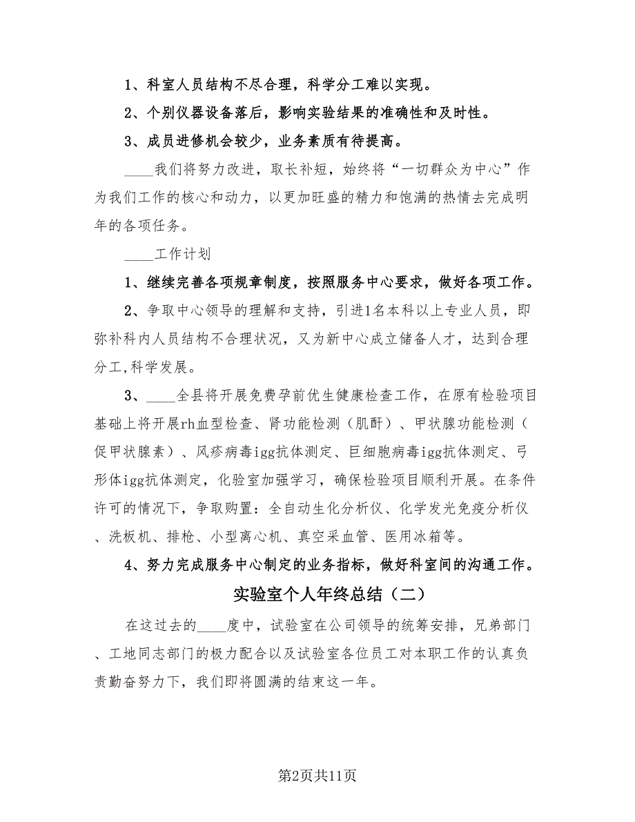 实验室个人年终总结（4篇）.doc_第2页