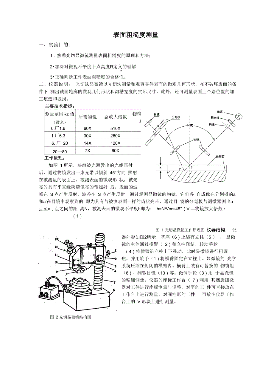 表面粗糙度测量_第1页