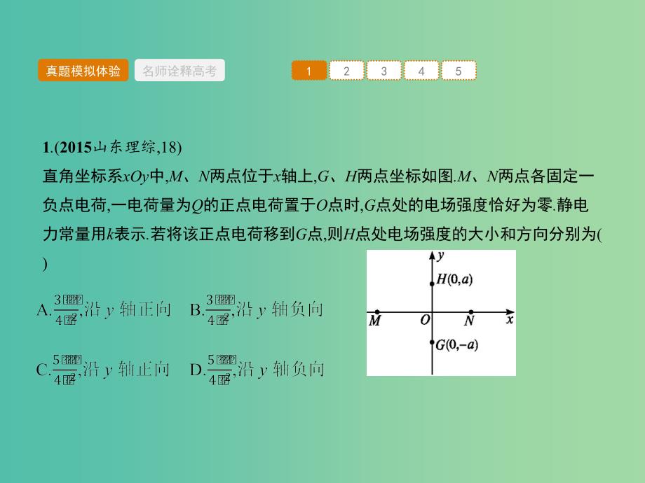 高考物理二轮复习 专题五 带电粒子在电场、磁场中的运动 第一讲 电场、磁场的基本性质课件.ppt_第3页