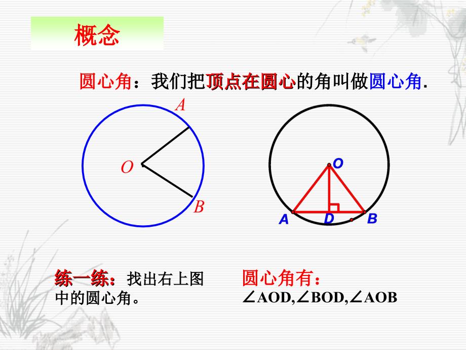 弧、弦与圆心角关系定理2_第3页