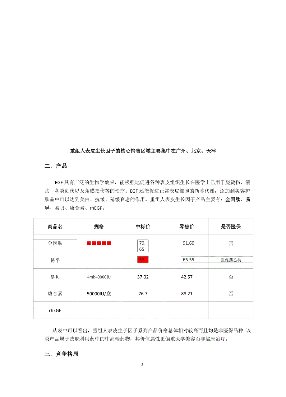 rhEGF市场评估报告_第3页