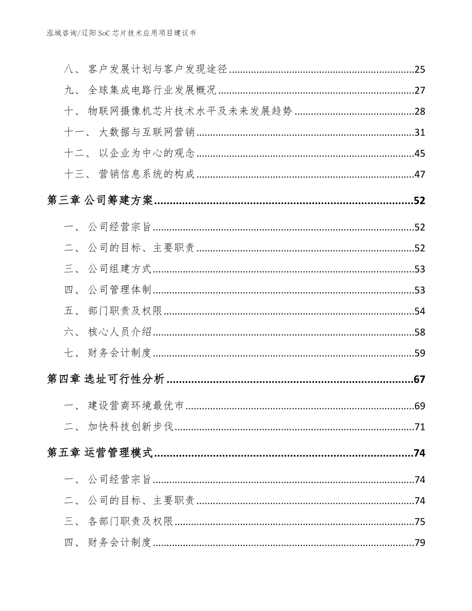 辽阳SoC芯片技术应用项目建议书【模板参考】_第3页