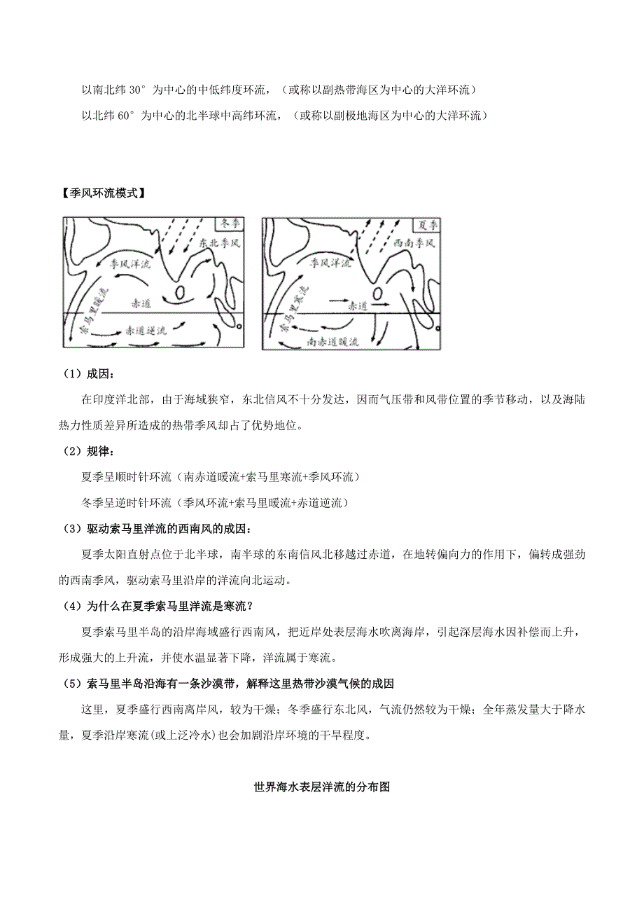 2020届高考地理一轮复习专题3.2大规模的海水运动教案（含解析）.docx_第2页