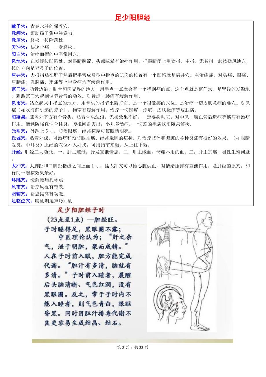 全身经络示范图(超完整版)_第3页