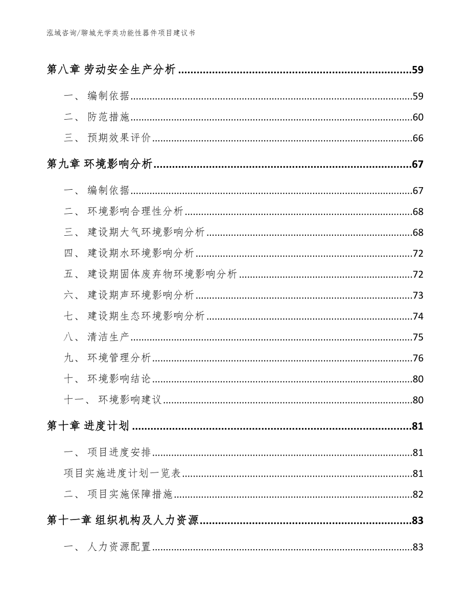 聊城光学类功能性器件项目建议书（范文模板）_第3页