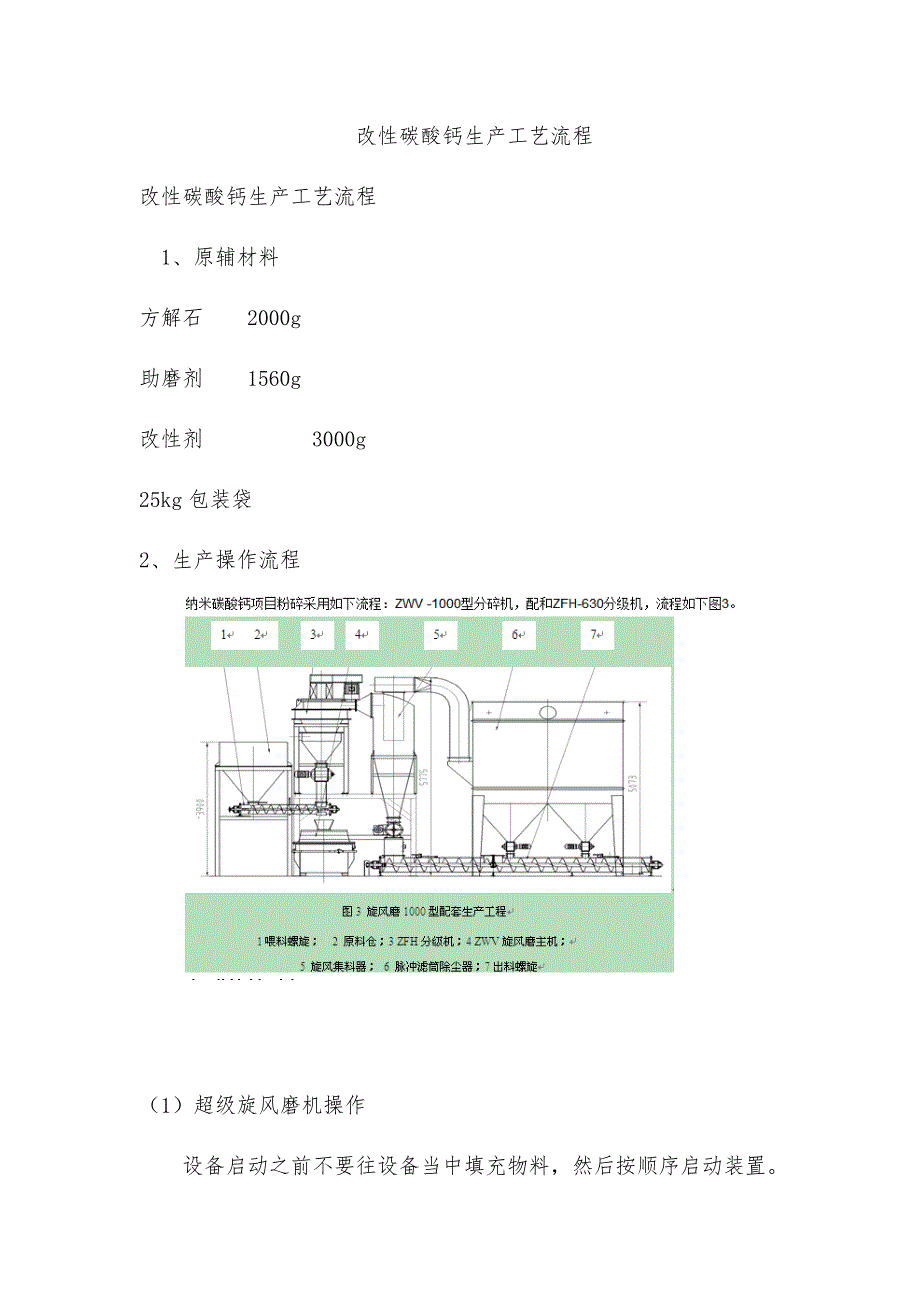 碳酸钙片生产工艺流程_第1页