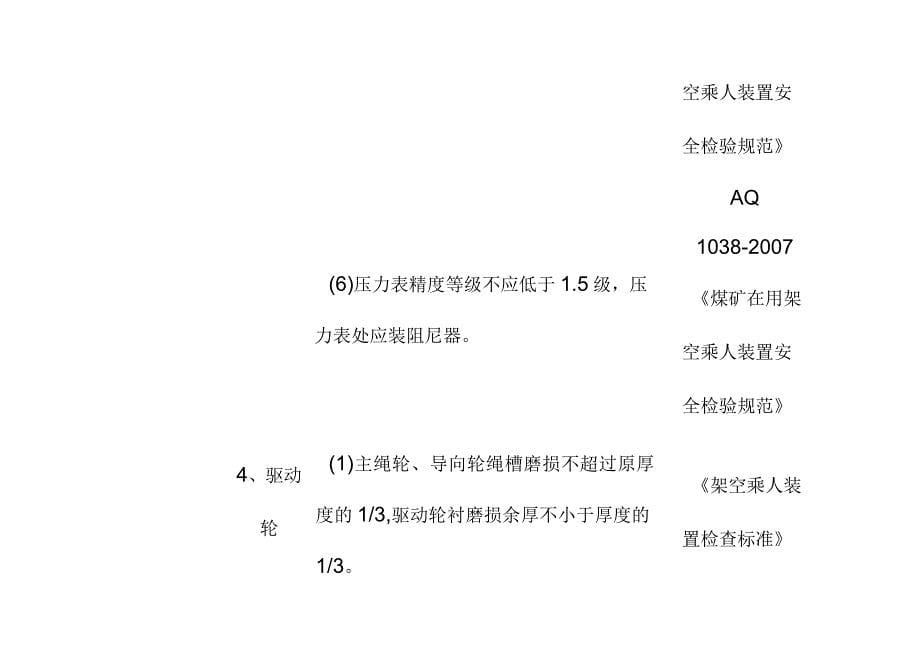 架空乘人装置现场检查标准_第5页