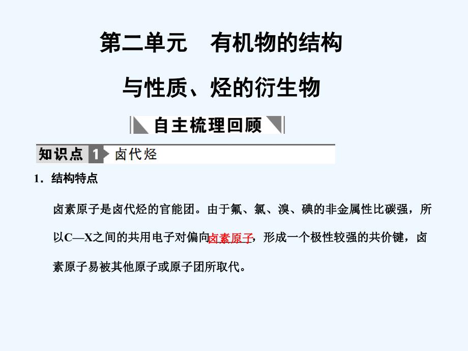 【创新设计】2011届高考化学一轮复习 专题十二 第二单元有机物的结构课件 苏教版选修5_第1页