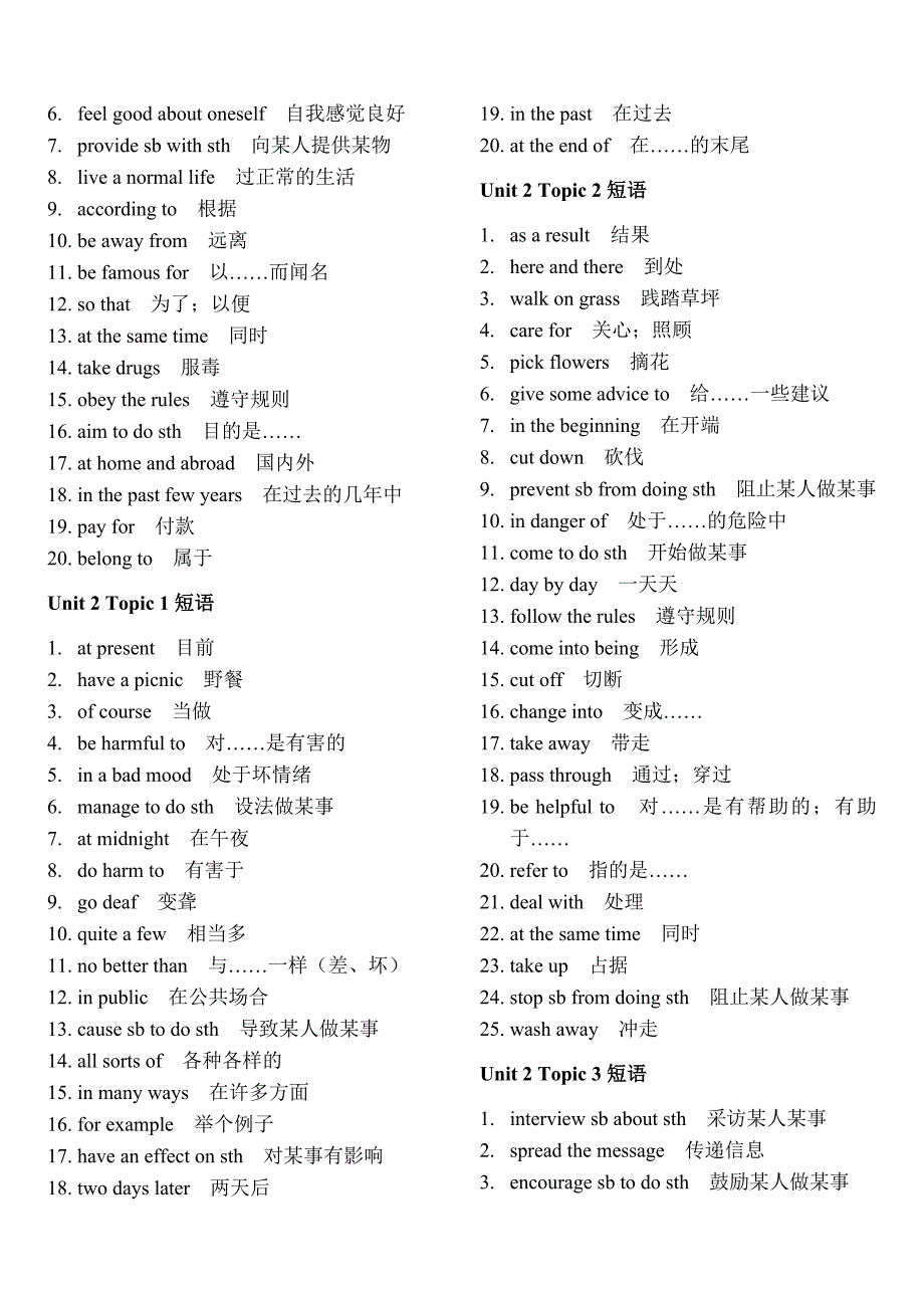 仁爱版九年级英语上册词汇及短语汇总(完整版)_第2页