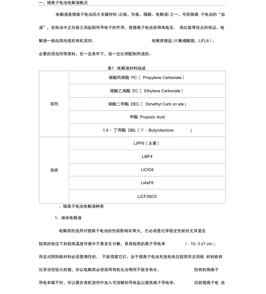 电解液生产企业_第1页