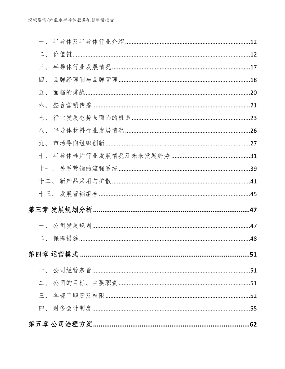 六盘水半导体服务项目申请报告模板参考_第4页