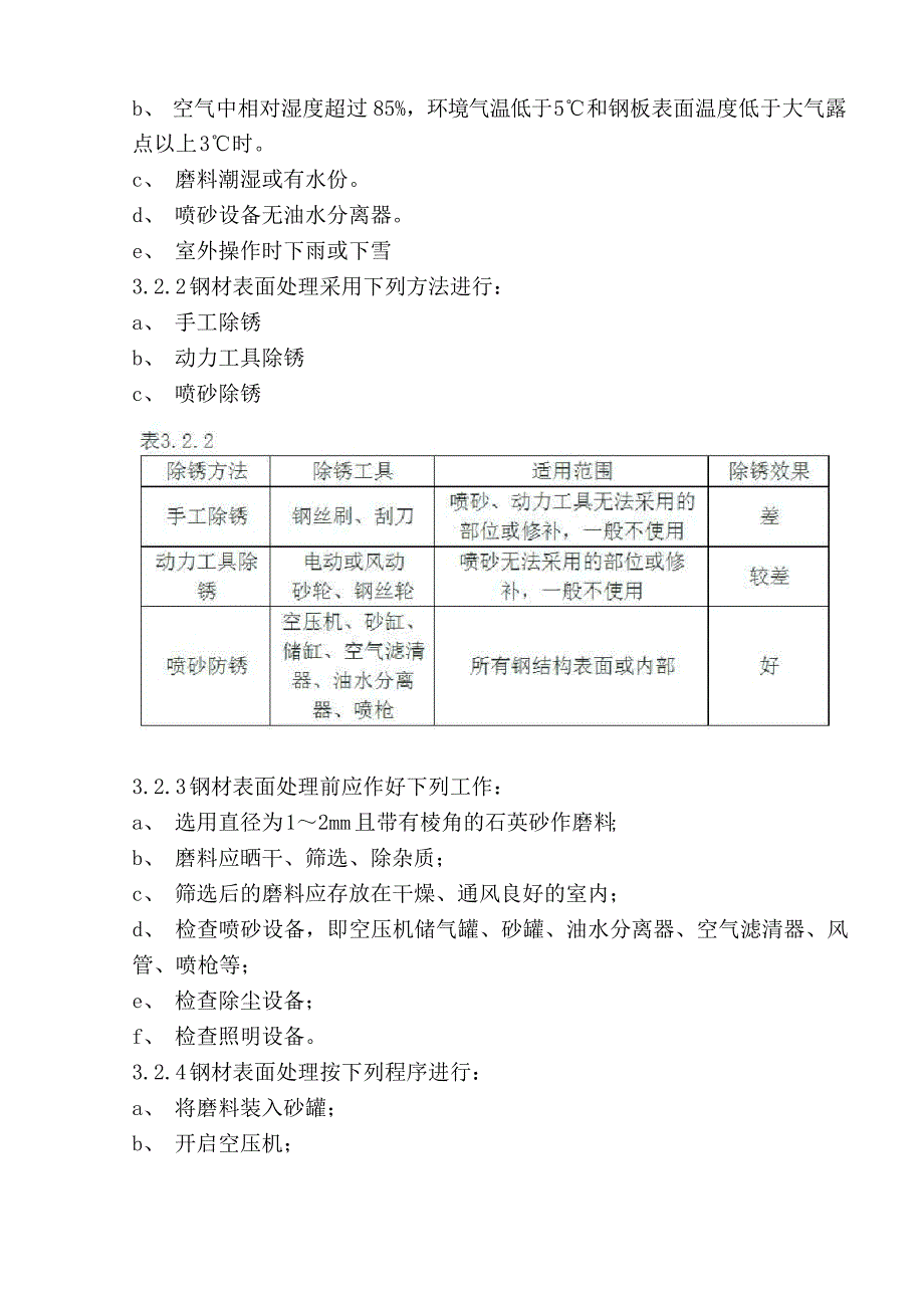 水工金属结构产品防腐蚀作业指导书_第4页