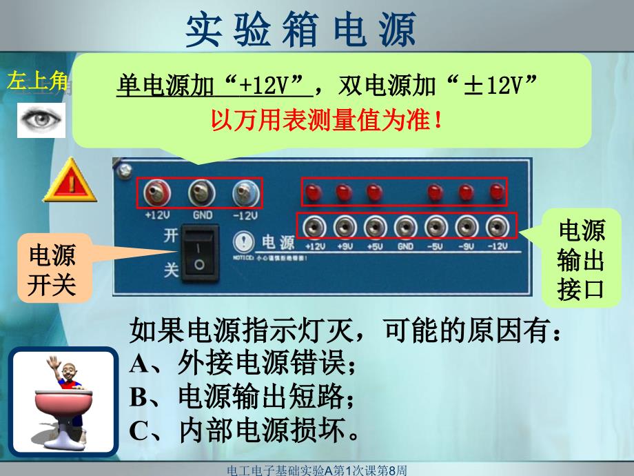 电工电子基础实验A第1次课第8周数字电路实验概述课件_第3页