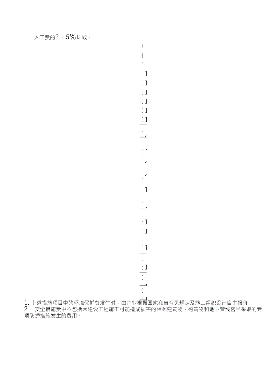 建筑措施费费率标准_第2页