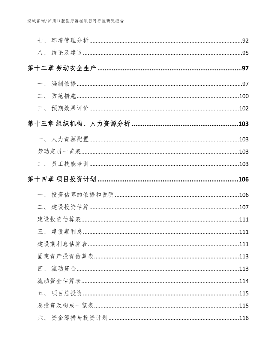 泸州口腔医疗器械项目可行性研究报告模板_第4页