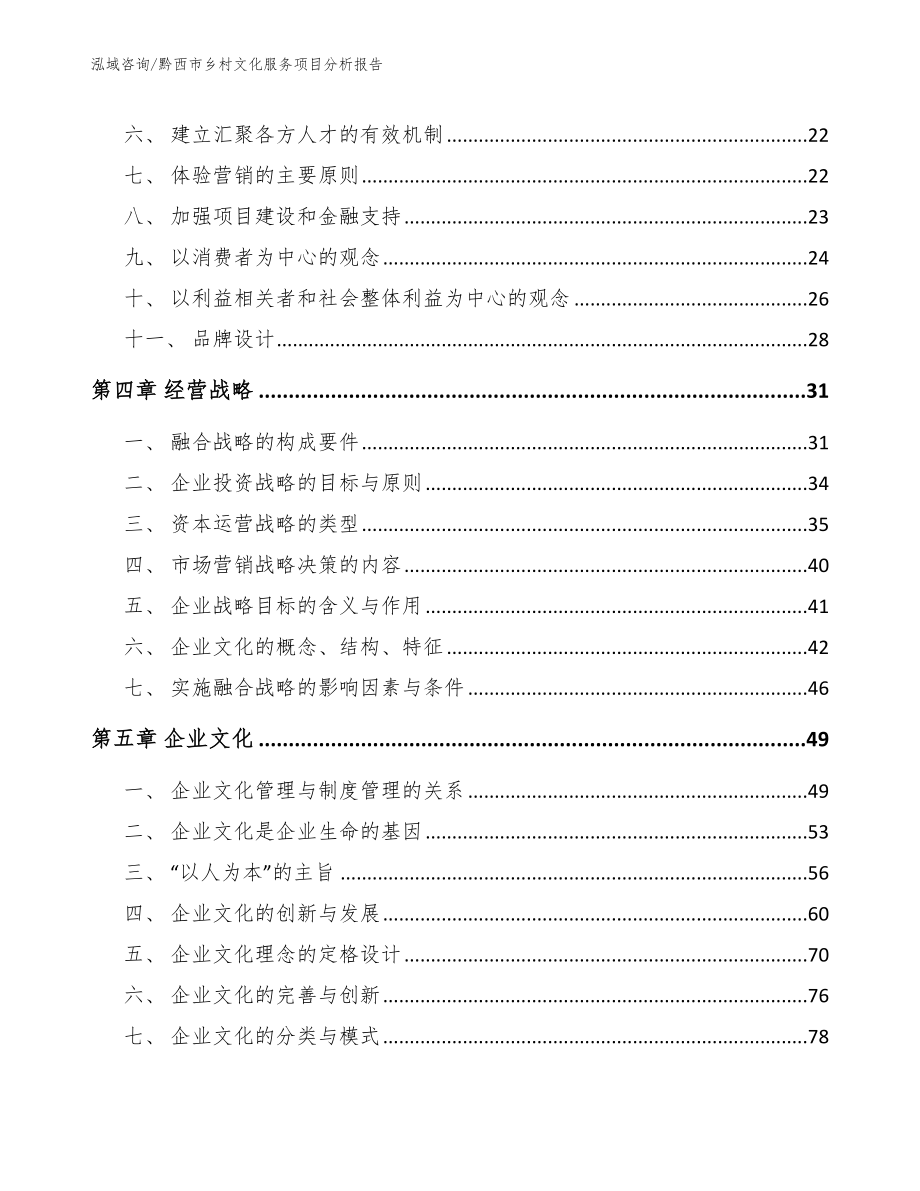黔西市乡村文化服务项目分析报告参考范文_第4页
