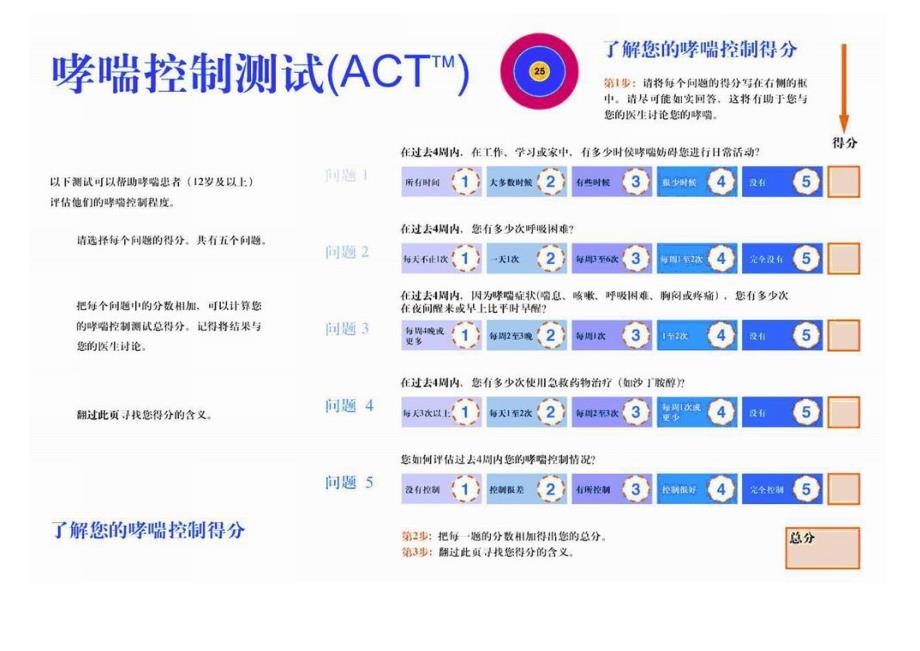 哮喘控制测试评分表(ACT C-ACT)_第1页