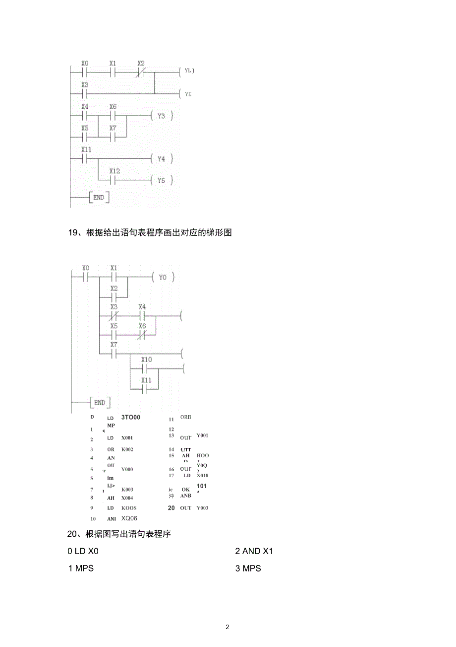 PLC习题参考答案解析_第2页