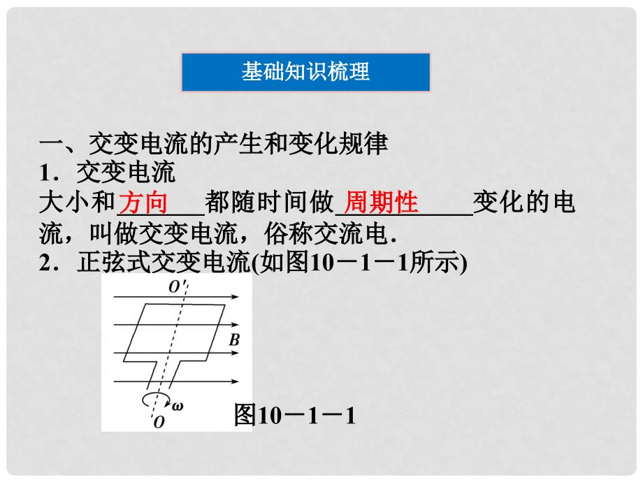 高三物理总复习 10.1交流电的产生和描述课件 鲁科版_第2页