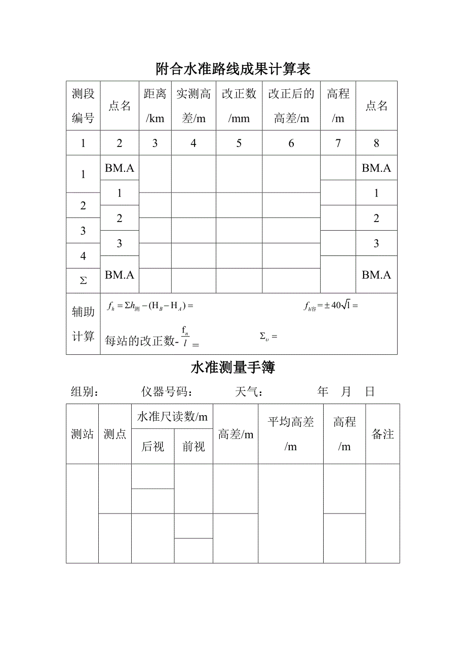 水准测量表格.doc_第3页