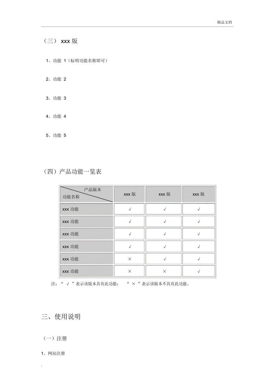 用户使用手册模板_第5页