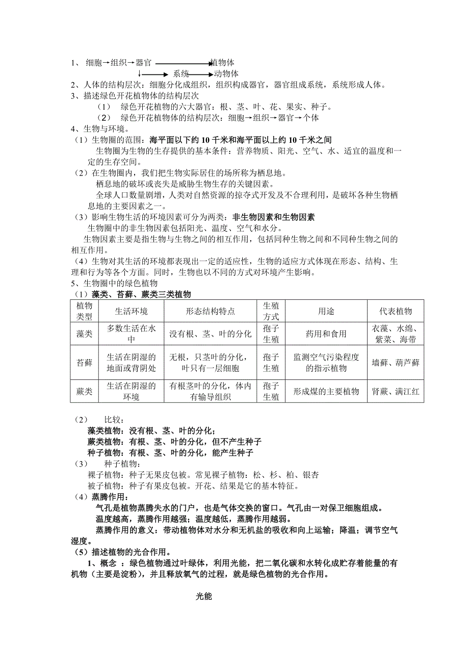 教科版七年级生物上册知识点(初一).doc_第2页