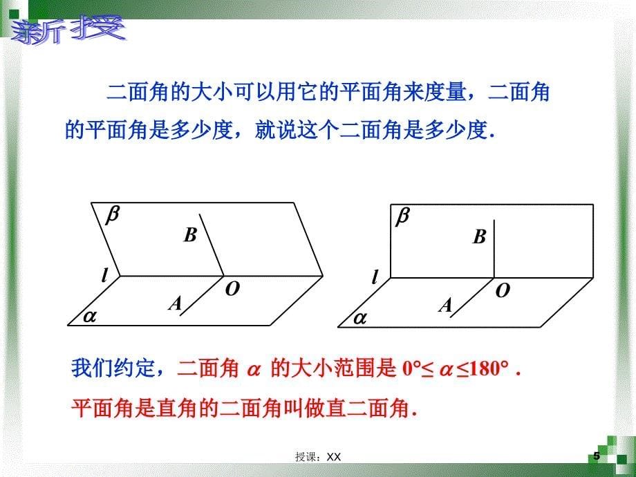 平面与平面所成的角课堂PPT_第5页