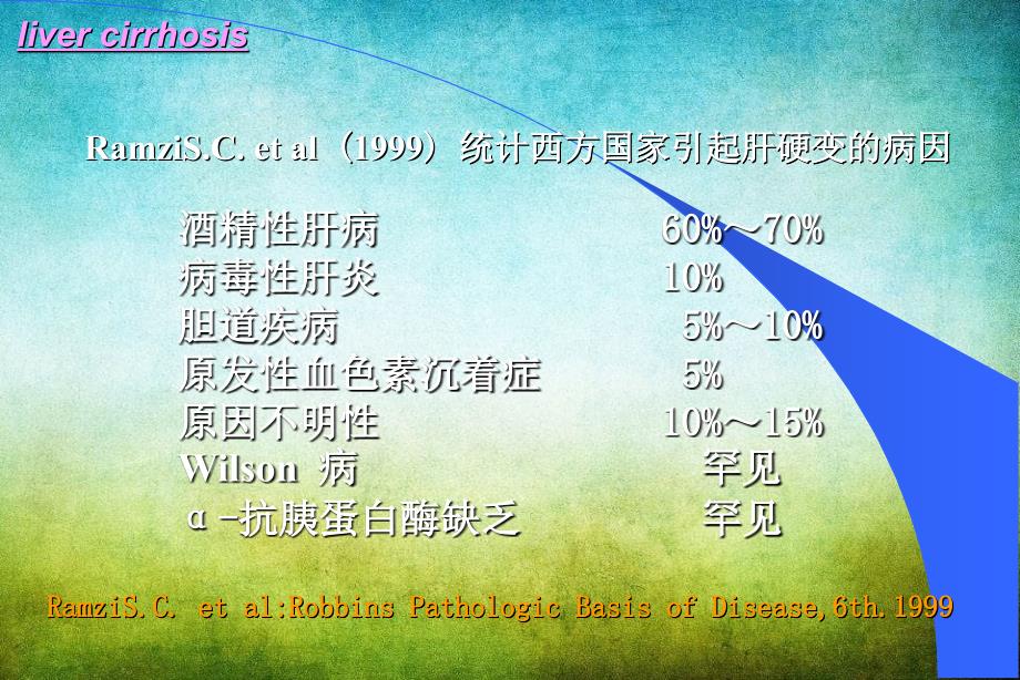 各种原因引起的肝细胞弥漫性变性坏死-肝硬化_第3页