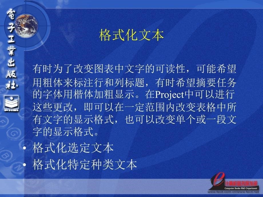 project2003运用第七章项目的格式设置_第5页