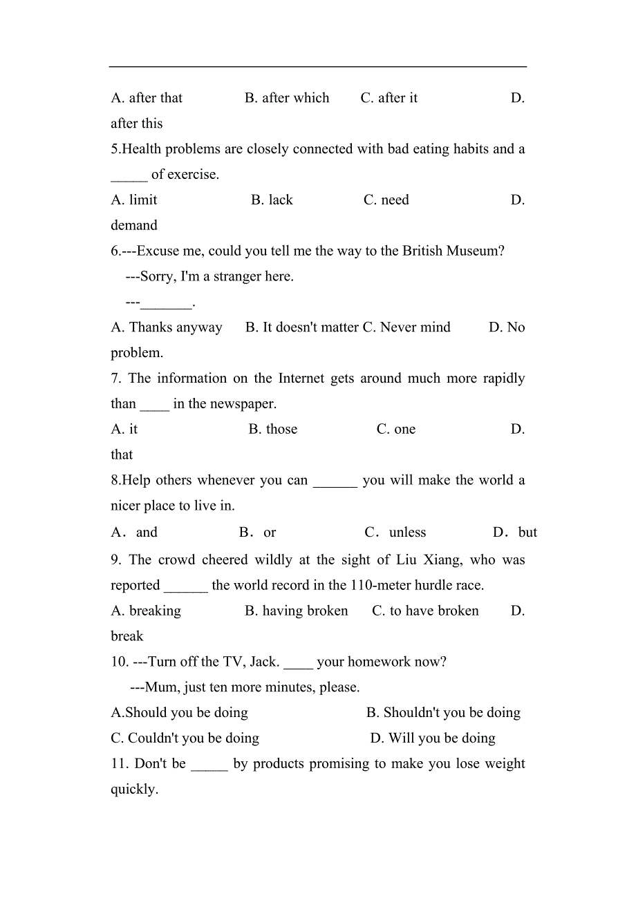 高二英语同步单元测试题Unit4 Behind beliefs 牛津译林版选修9Word版含答案.doc_第2页