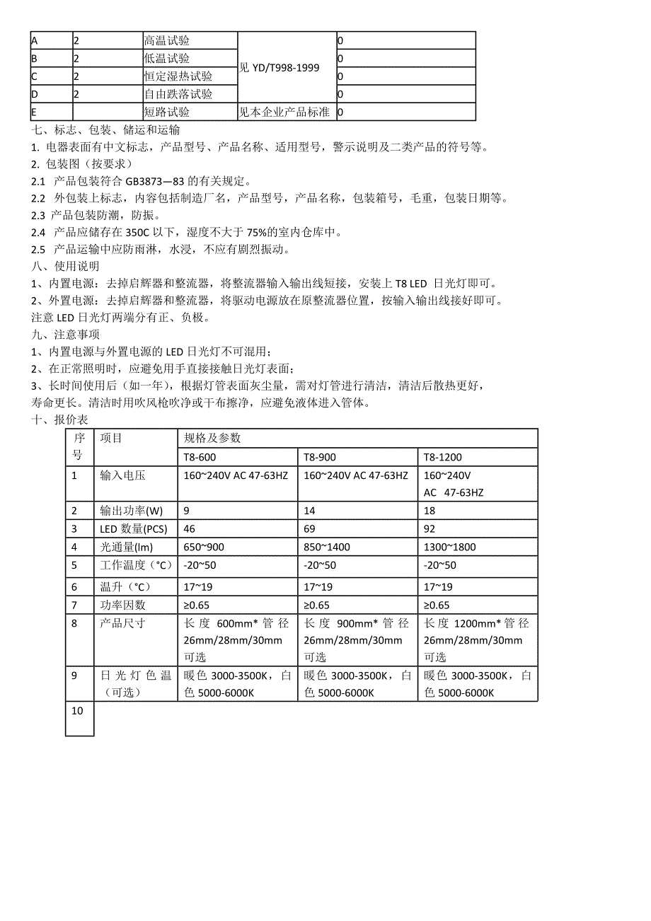 T8_LED日光灯与传统日光灯管使用对比_第4页