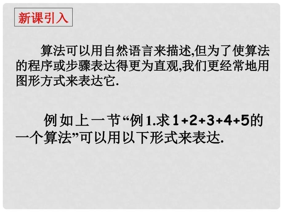 高中数学认识流程图课件苏教版必修三_第5页