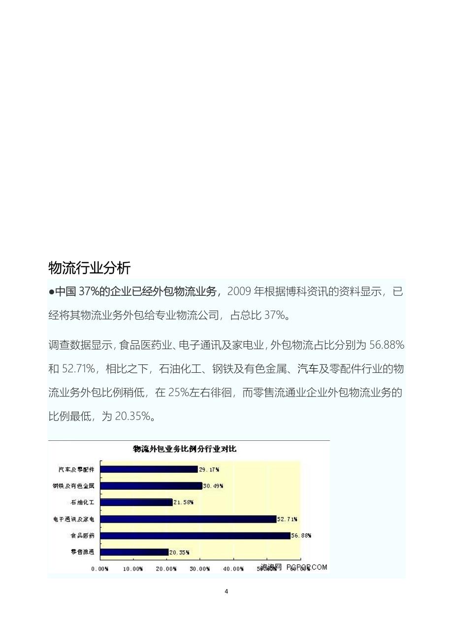 2016卡车网络、内支线航运码头、物流金融、速递网络、物流中心物流园项目计划书.doc_第4页