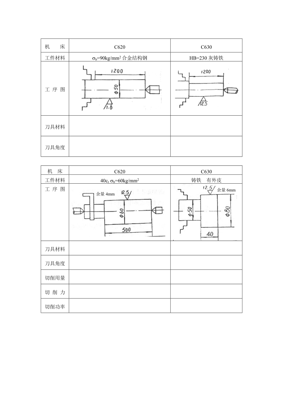 机械制造技术基础工艺复习题_第4页