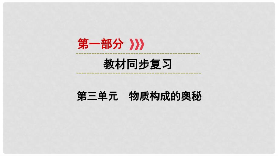 中考化学 第一部分 教材同步复习 第3单元 课件_第1页